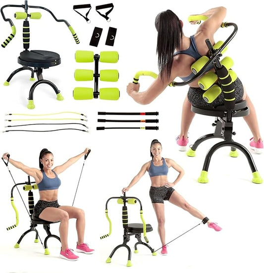 AB Doer 360 - Ab Fitness Machine System Provides An Abdonimal And Muscle Activating Workout with Aerobics to Burn Calories and Workout