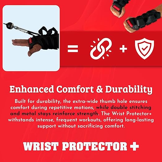 Right & Left Hands Free Pain Management Weightlifting Wrist Support for Gym - Adjustable Straps Brace Non-Slip Grip for Gym, CrossFit, Strength Workouts - Eliminate the Pain Embrace the Gain