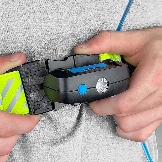 noxgear Tracer2 Multicolor Light Up and Reflective Running Vest | Rechargeable, Ultra-bright Running Lights for Runners