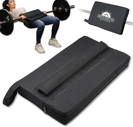 Square Hip-Thrust Pad Protective Extra Thick Foam pad for Barbell Weightlifting Hip Thrusts and Glute Bridges Workouts Home Gym Equipment