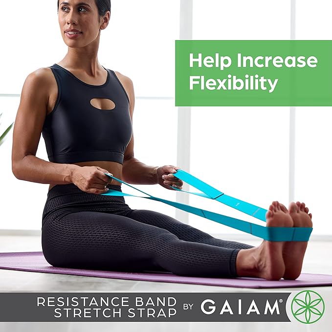 Gaiam Restore Resistance Band Stretching