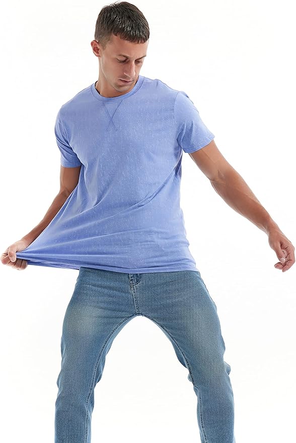 KLIEGOU Men's T-Shirts - Premium Cotton Crew Neck Tees S - 4XL