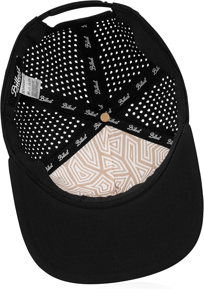 Riverside Snapback Hat | 5 Panel Blank Cap for Men & Women | Breathable & Lightweight | Outdoor | Flat Bill