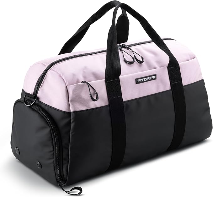 Fitgriff® Gym Bag V2 for Men and Women with Shoe & Wet Compartment - Duffle Bag for Travel, Sports, Fitness and Workout