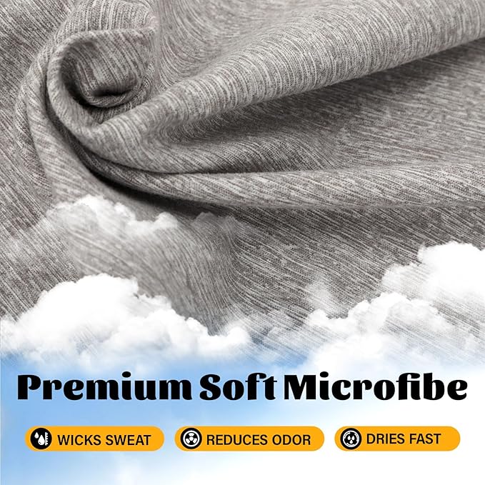 6 Pack Gym Towels Microfiber Quick Dry Men Women Working Out Gear for Body Sweat Fitness Yoga Exercise Tennis Outdoor Fast Drying Running Riding Jogging Hiking Camping Fishing Towel