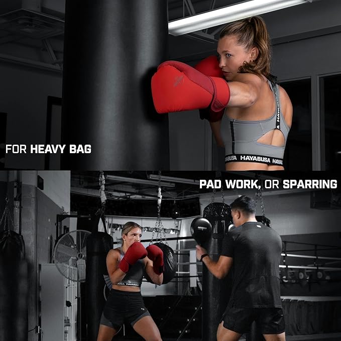 Hayabusa T360 Boxing Gloves – Revolutionary Hand Ergonomics | Empowering Wrist Support | Single or Dual Strap Closure | Training, Sparring, Heavy Bag - 10 oz 12 oz 14 oz 16 oz 18 oz