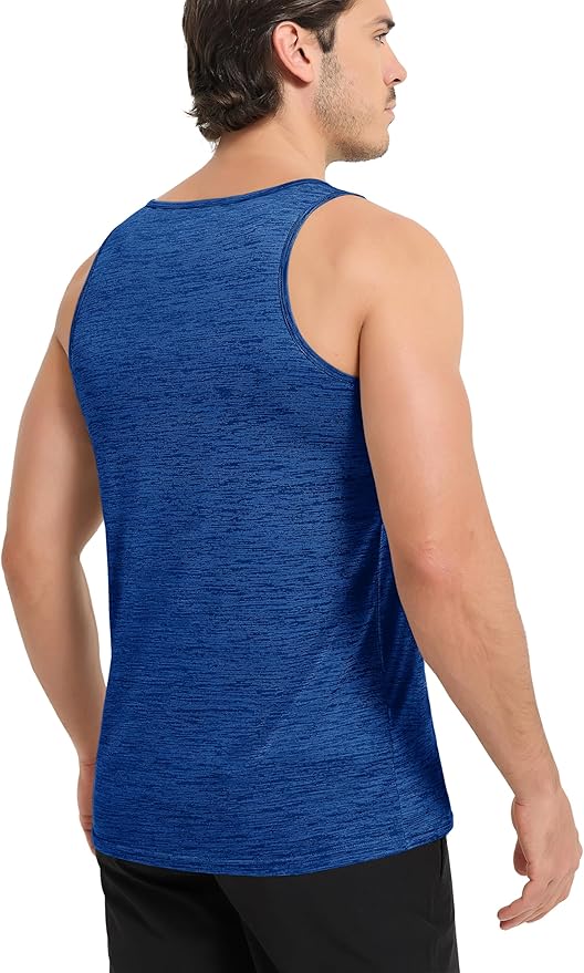MAGCOMSEN Mens Workout Tank Tops Undershirt Cotton Muscle Athletic Sleeveless Shirts for Gym
