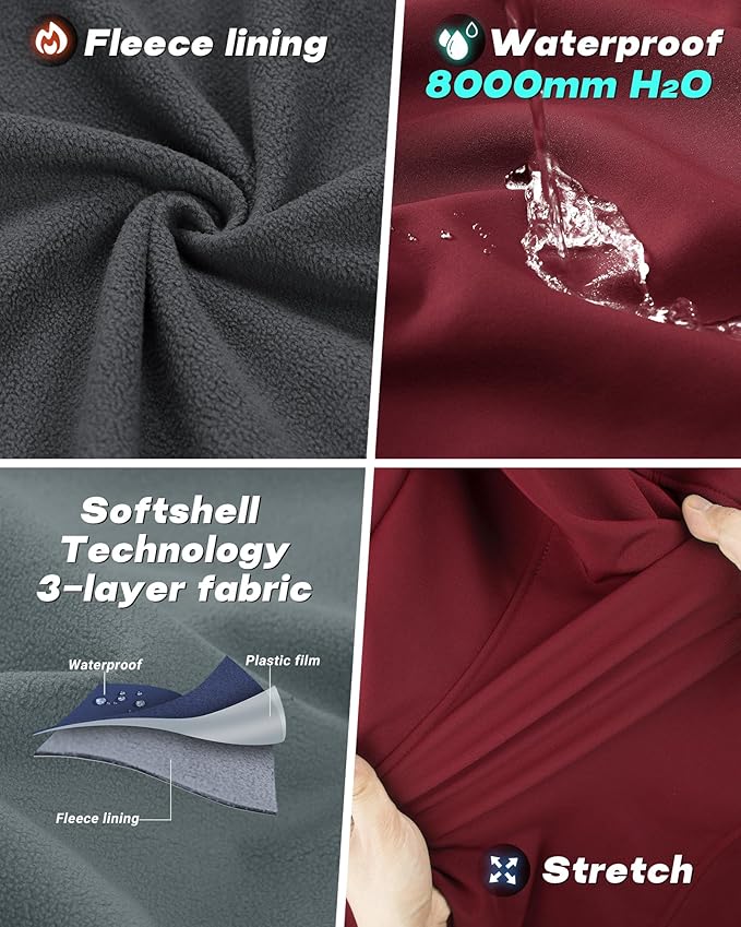 Outdoor Ventures Women's Hooded Lightweight Softshell Vest, Windproof Fleece Lined Sleeveless Jacket for Golf Running Travel