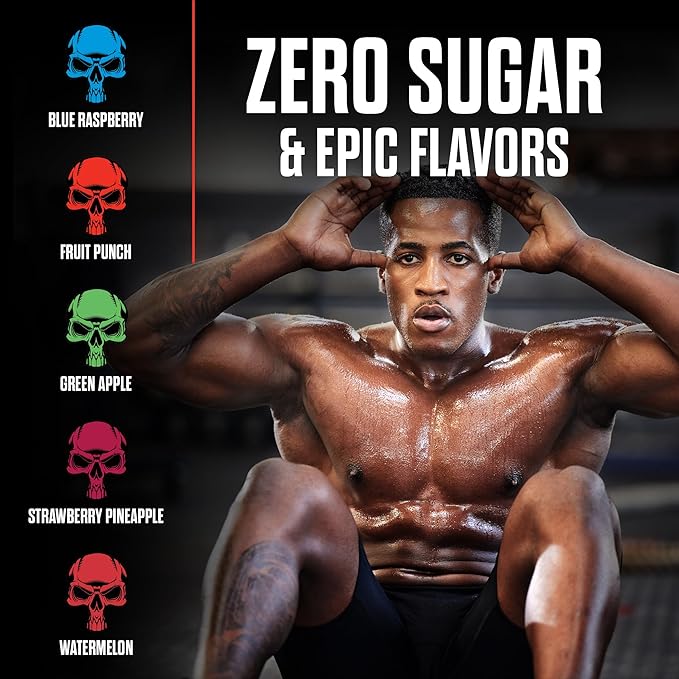 JNX SPORTS The Shadow! 350mg of Caffeine Hard Core Preworkout - Strawberry Pineapple 30 Servings | Electric Energy, Mental Focus & Superhuman Strength for Men & Women