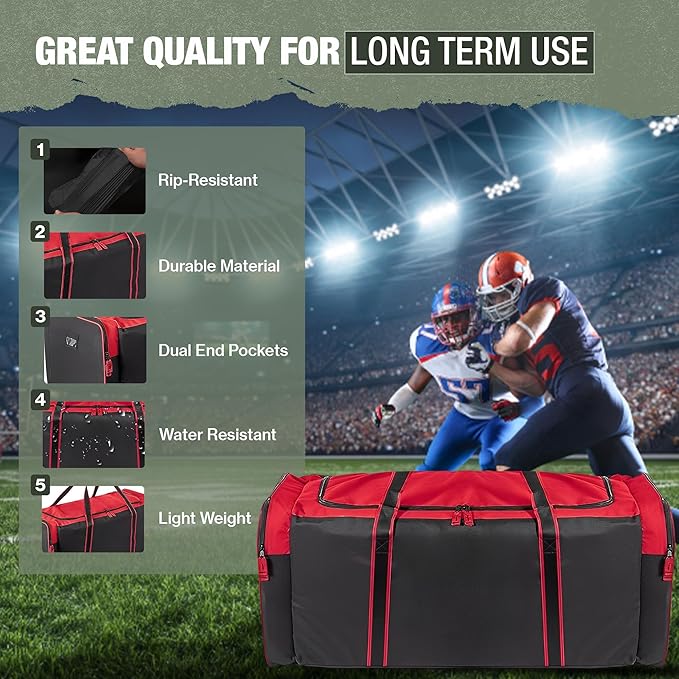 Jetstream Heavy Duty Multi Pocket Durable Sports Gym Equipment Travel Duffel Bag