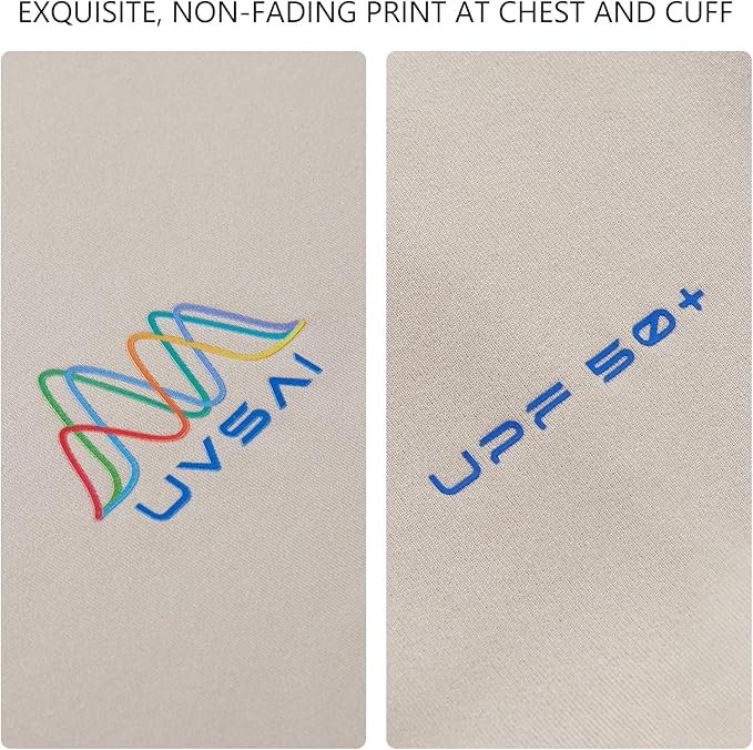 Men’s UPF 50+ Long Sleeve Performance T-Shirts Permanent UV Protective Quick Dry for Everyday Hiking Fishing Beach