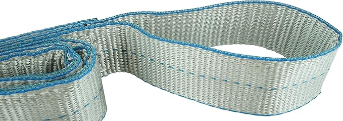 DD Sling (USA Made). 2" x 10', Flo Guard 2 Ply, Polyester Lifting Slings, Eye & Eye, Heavy Duty, 6400 lbs Vertical, 5100 Choker, 12800 Basket Load Capacity (2" x 10')