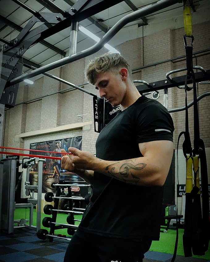 frueo Men's 1/3 Pack Workout Shirts Quick Dry Moisture Wicking Short Sleeve Mesh Athletic T-Shirts