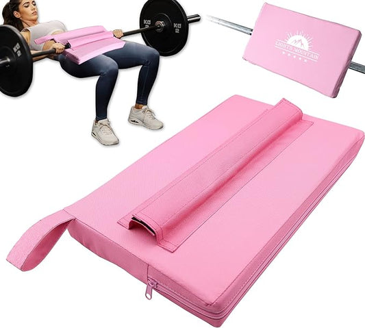 Square Hip-Thrust Pad Protective Extra Thick Foam pad for Barbell Weightlifting Hip Thrusts and Glute Bridges Workouts Home Gym Equipment