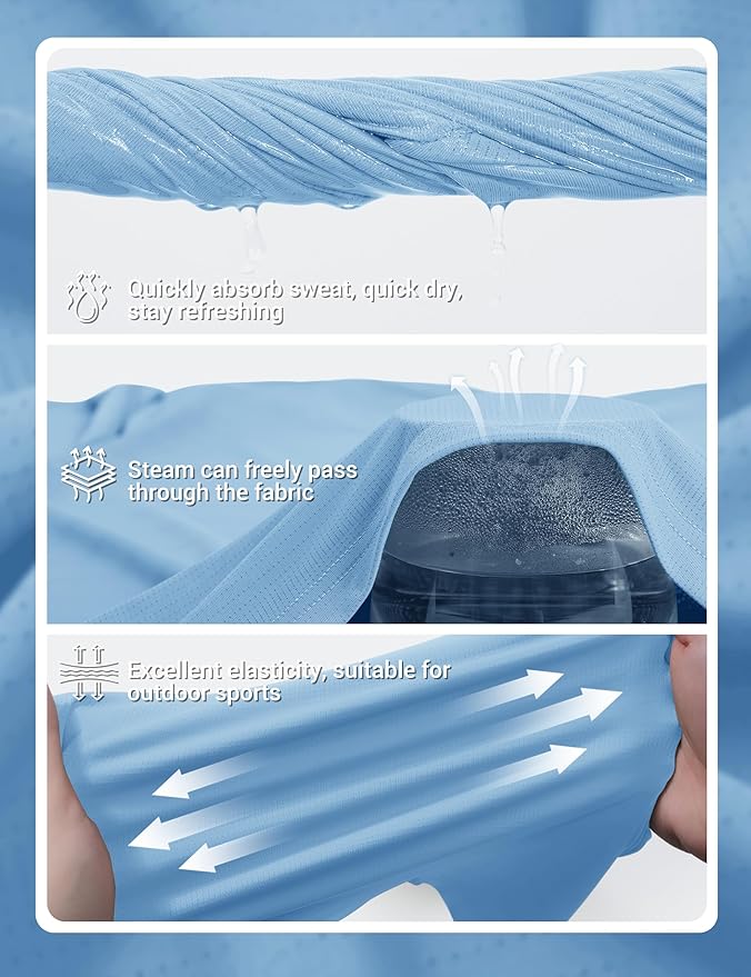 TACVASEN Men's Lightweight Athletic T-Shirts Quick Dry Workout Gym Tops Short Sleeve Running Tee Shirt Performance Activewear