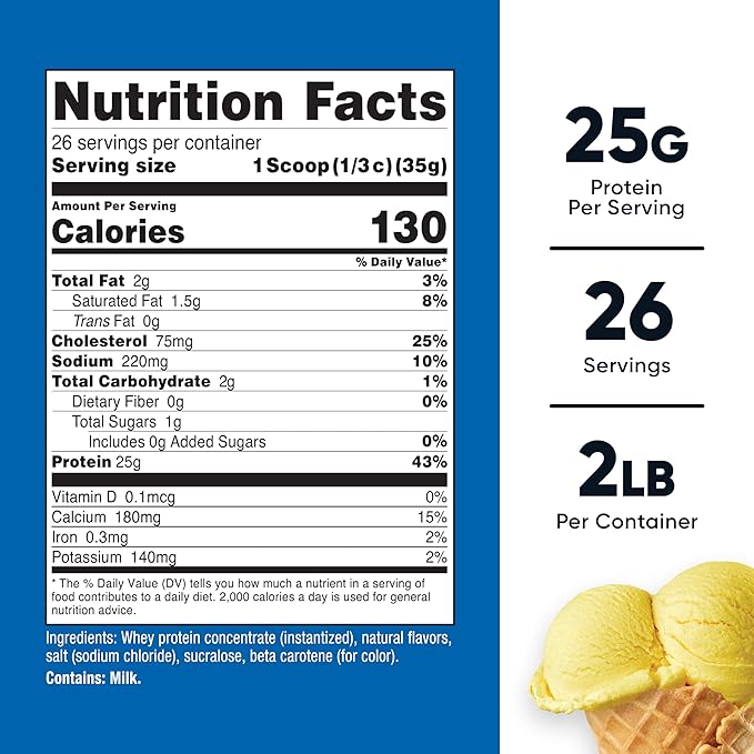 Nutricost Whey Protein Powder Pineapple (2 LBS) - Gluten-Free, GMO-Free, from Whey Protein Concentrate