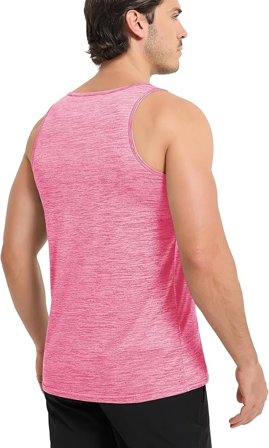 MAGCOMSEN Mens Workout Tank Tops Undershirt Cotton Muscle Athletic Sleeveless Shirts for Gym