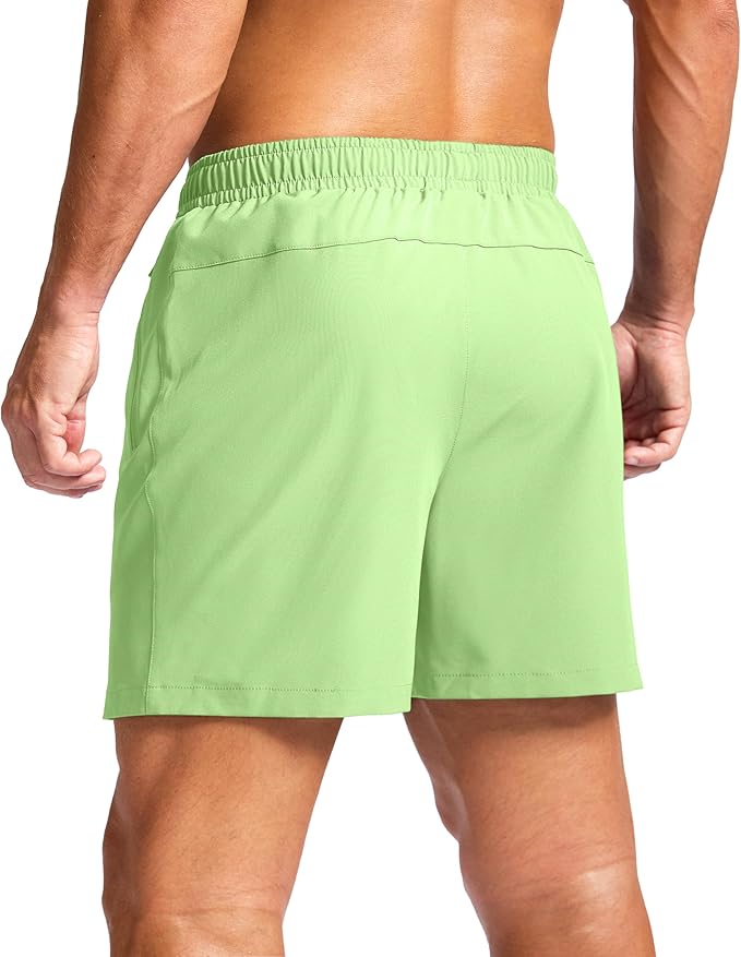 G Gradual Men's Athletic Running Shorts with Zipper Pockets Quick Dry 7"/ 5"/ 9" Workout Gym Shorts for Basketball Hiking