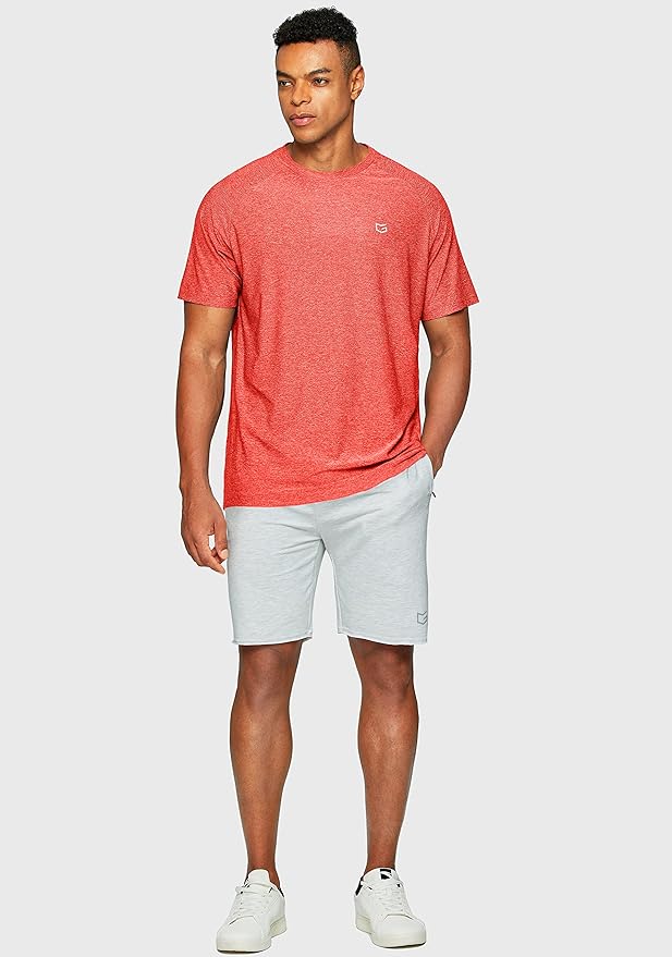 G Gradual Men's Workout Quick Dry T-Shirts Short Sleeve Lightweight Cooling Gym Shirts Tee for Running, Beach, Hiking