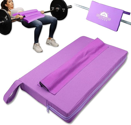 Square Hip-Thrust Pad Protective Extra Thick Foam pad for Barbell Weightlifting Hip Thrusts and Glute Bridges Workouts Home Gym Equipment