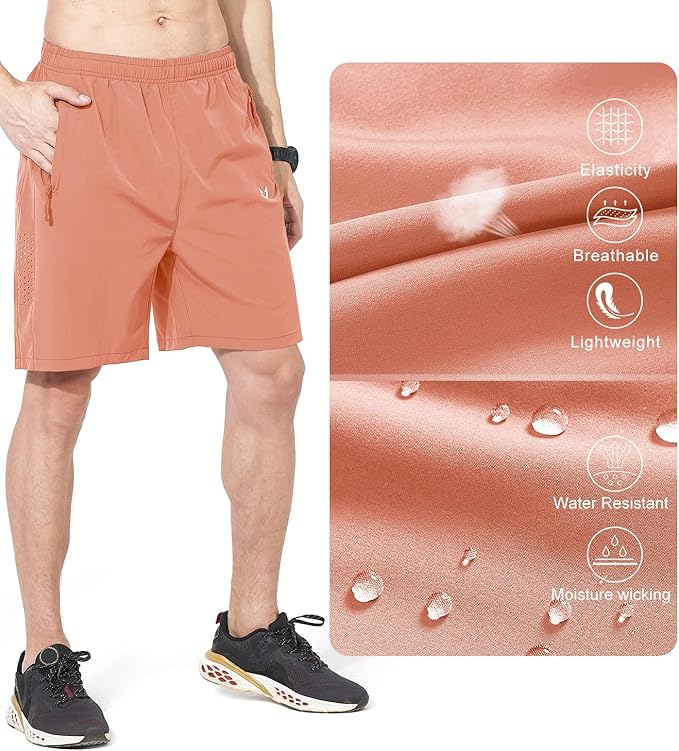 NORTHYARD Men's Athletic Running Shorts Quick Dry Workout Shorts 7"/ 5"/ 9" Lightweight Sports Gym Basketball Tennis Hiking
