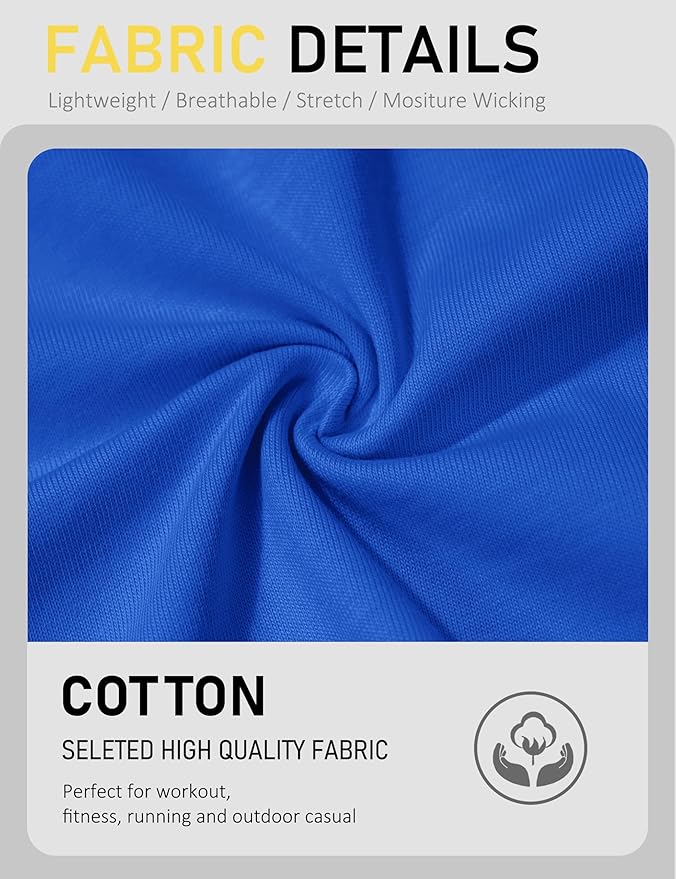 MAGCOMSEN Mens Workout Tank Tops Undershirt Cotton Muscle Athletic Sleeveless Shirts for Gym