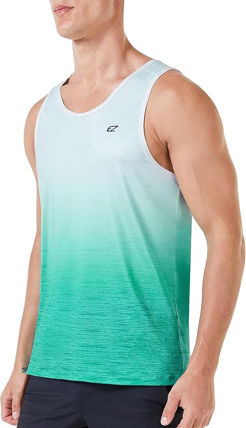 EZRUN Men's Quick Dry Sport Tank Top for Bodybuilding Gym Athletic Jogging Running,Fitness Training Workout Sleeveless Shirts