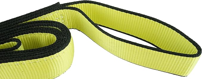 DD Sling (USA Made). 2" x 4', 2 Ply, Nylon Lifting Slings, Master Edge, Eye & Eye, Heavy Duty, 6400 lbs Vertical, 5100 Choker, 12800 Basket Load Capacity (2" x 4')