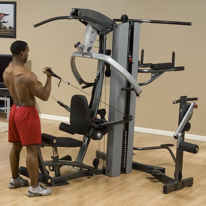 Body-Solid Multi-Station Home Gym Machine, Arm & Leg Strength Training Functional Exercise Workout Station for Weight Lifting and Bodybuilding