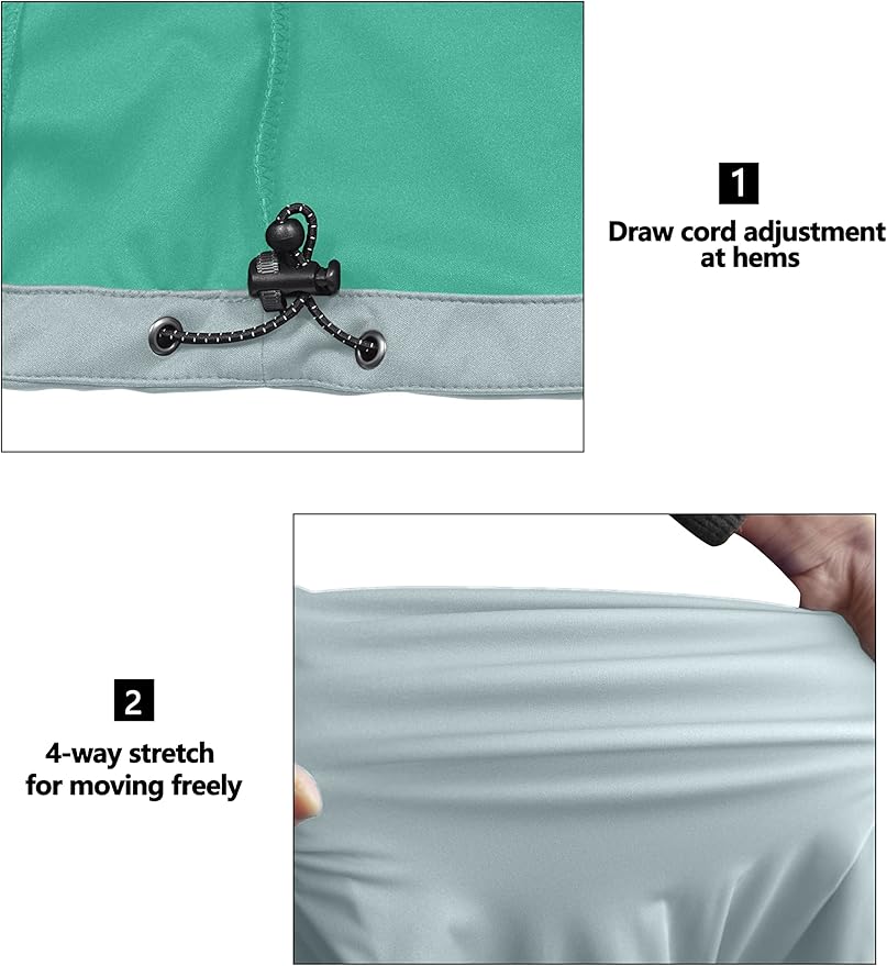 Little Donkey Andy Men's Lightweight Softshell Vest Windproof Sleeveless Jacket for Travel Hiking Running Golf