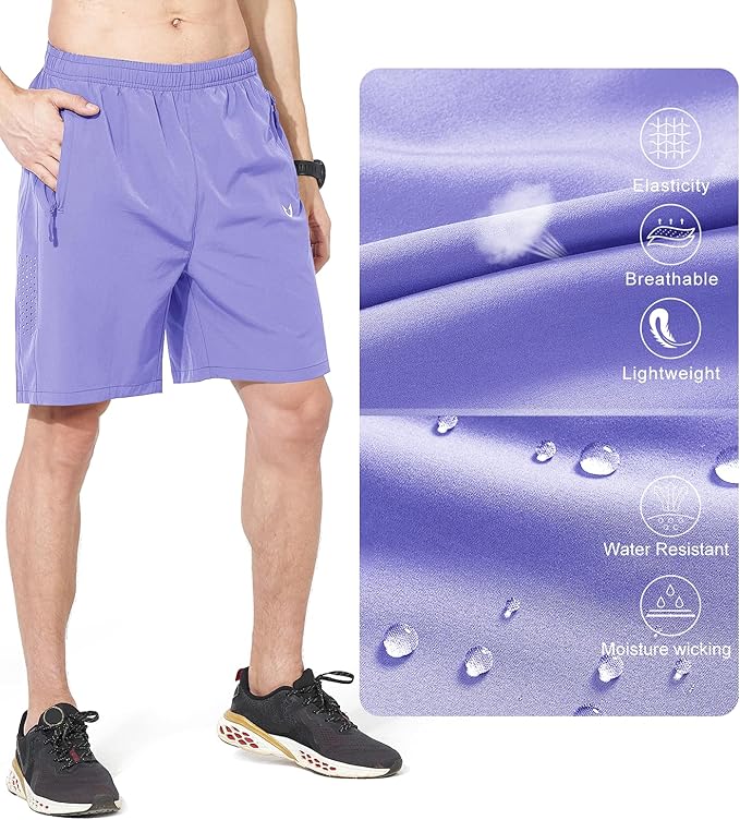 NORTHYARD Men's Athletic Running Shorts Quick Dry Workout Shorts 7"/ 5"/ 9" Lightweight Sports Gym Basketball Tennis Hiking