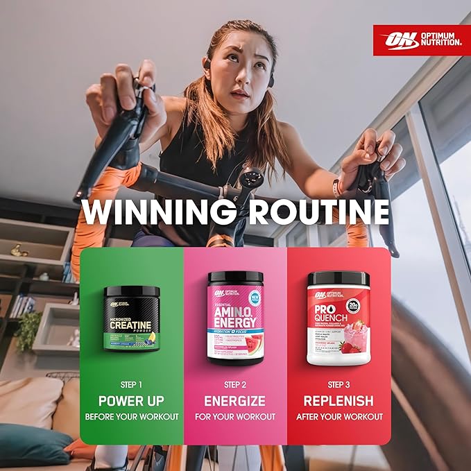 Optimum Nutrition Pro Quench, 10g Clear Protein, 10g Collagen peptides & Electrolyte Powder Drink Mix, Tropical Orange Mango, 20 Servings, 520 Grams (Packaging May Vary)