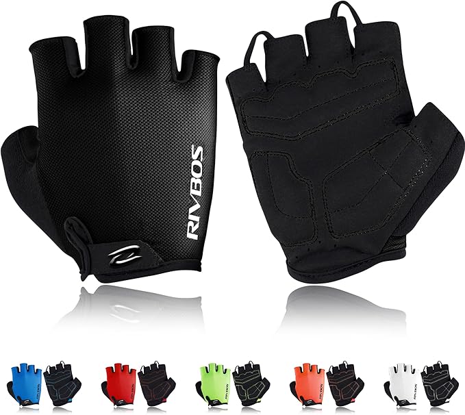 RIVBOS Cycling Gloves Bike Gloves for Men Women with Anti-Slip Shock-Absorbing Pad for Bicycle/Workout/Road Bike/Gym/Driving CHG001