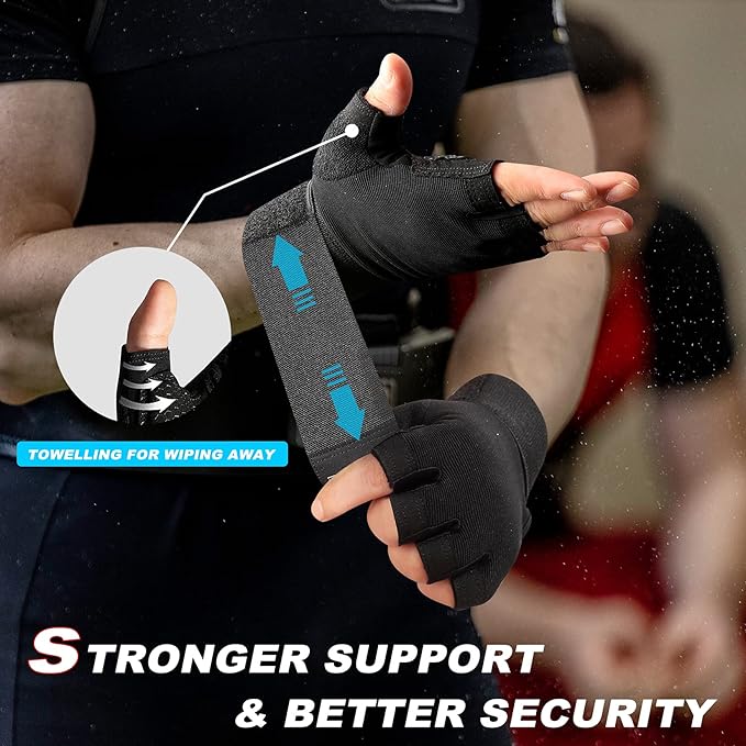 ZEROFIRE Workout Gloves for Women Men - Weight Lifting Gloves with Full Palm Protection & Extra Grip for Women Gym, Weightlifting, Weight Lift, Rowing, Exercise, Sport, Cycling