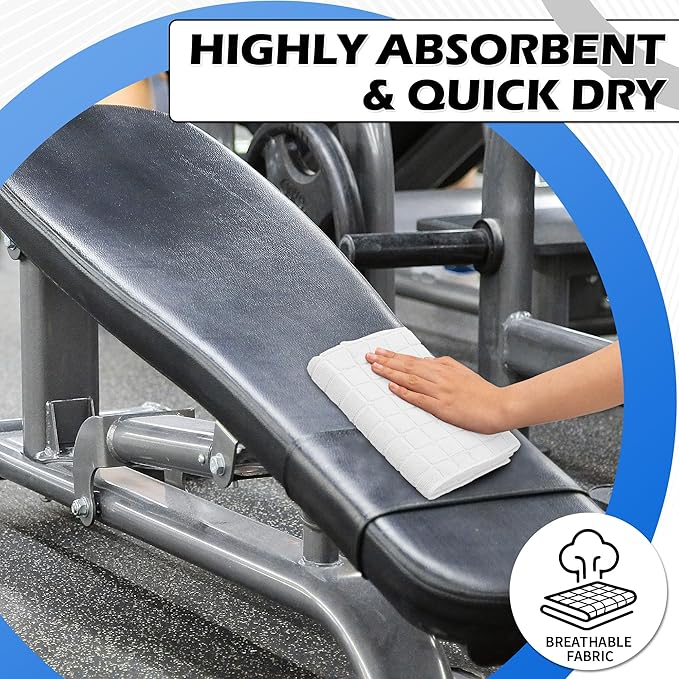 HOMERHYME Microfiber Towels,5 Pack Home Gym Accessories Yoga Towels, 16 x 27 Inch Quick Dry Hand Towels, Absorbent Towel Set for Fitness Workout Beach Travel Sweat, Gym Essentials for Women & Men