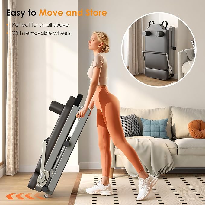 SogesPower Pilates Reformer Machine for Home Gym Workout, Foldable Pilates Equipment with High Strength Alloy Springs for Beginners, Up to 400lbs