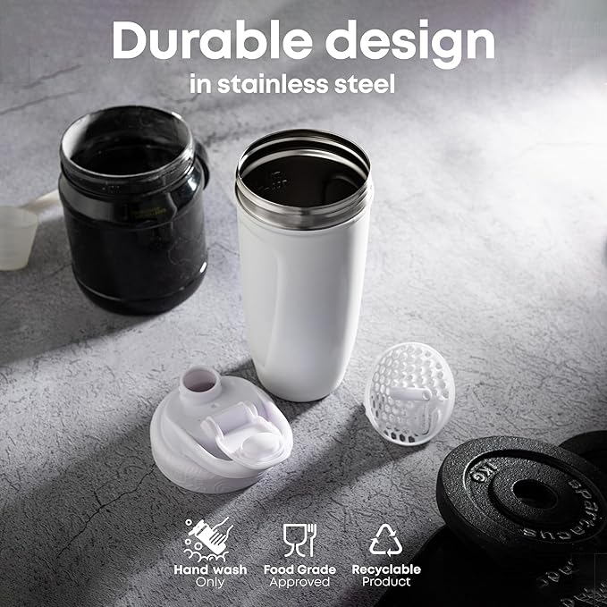 Smartshake Reforce Stainless Steel Harry Potter Slytherin Shaker Bottle (900 ML /30oz) | Light Weight Resistance Sports Shaker Bottle with a Soft Lid | Leakproof, BPA Free & DEHP Free