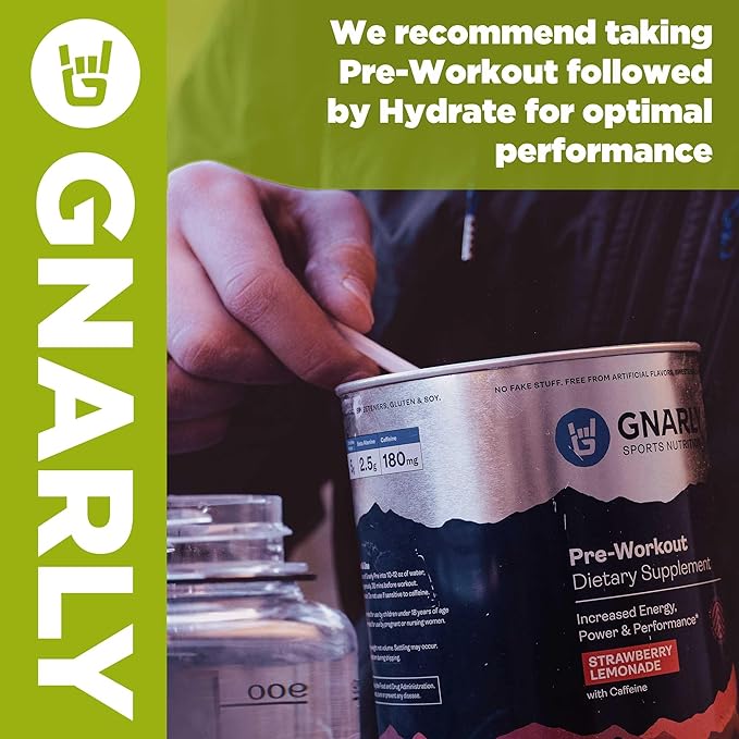 Gnarly Nutrition Hydrate Electrolyte Powder – Salted Margarita Exercise Hydration Drink Mix – NSF Sport Certified – Electrolyte Solution, Performance & Recovery – Salted Margarita, 14.10 oz