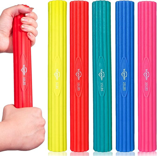 Flex Therapy Bars,Twist Bar for Physical Therapy & Resistance Bar for Golfers Elbow,Tendinitis,Wrist,Forearms Pain, Improve Grip Strength and Relieve Pain