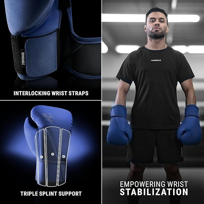 Hayabusa T360 Boxing Gloves – Revolutionary Hand Ergonomics | Empowering Wrist Support | Single or Dual Strap Closure | Training, Sparring, Heavy Bag - 10 oz 12 oz 14 oz 16 oz 18 oz