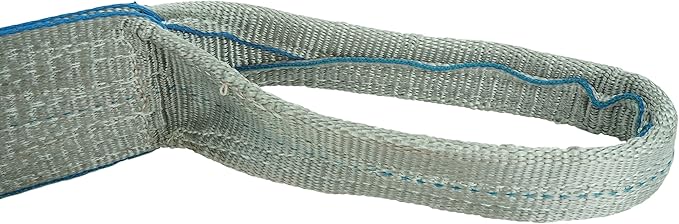 DD Sling (USA Made). 4" x 20', Flo Guard 2 Ply, Polyester Lifting Slings, Eye & Eye, Heavy Duty, 11500 lbs Vertical, 9200 Choker, 23000 Basket Load Capacity (4" x 20')