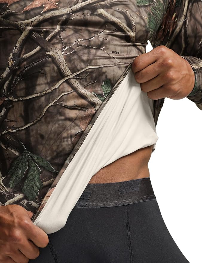 TSLA Men's Thermal Long Sleeve Compression Shirts, Mock/Turtleneck Winter Sports Running Base Layer Top