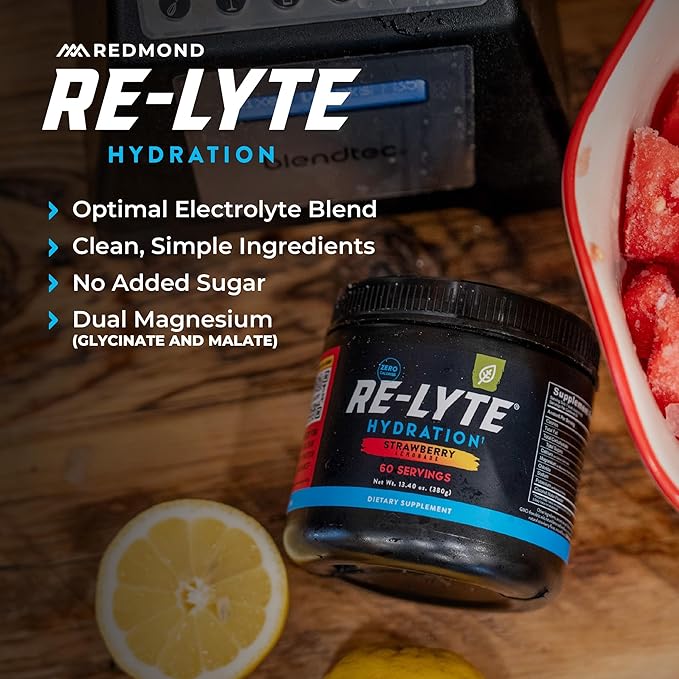 REDMOND Re-Lyte Hydration Electrolyte Powder Mix (Strawberry Lemonade)