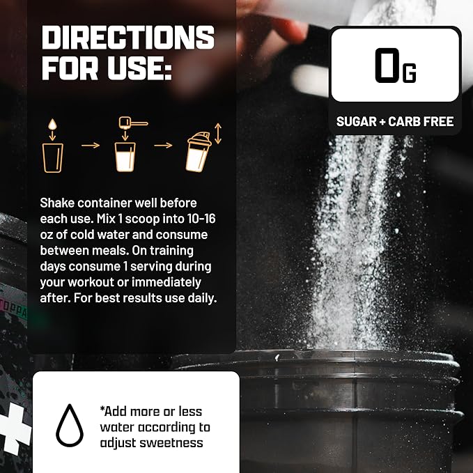 Nutrex Research EAA Hydration | EAAs + BCAA Powder | Muscle Recovery, Strength, Muscle Building, Endurance | 8G Essential Amino Acids + Electrolytes | 30 Servings It's Mango Time