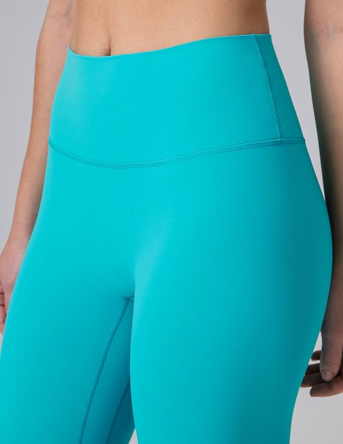 Colorfulkoala Dreamlux No Front Seam Leggings for Women 25"/28" Inseam, Seamless High Waisted Buttery Soft Yoga Pants