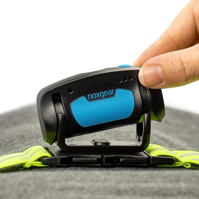 noxgear Tracer2 Multicolor Light Up and Reflective Running Vest | Rechargeable, Ultra-bright Running Lights for Runners