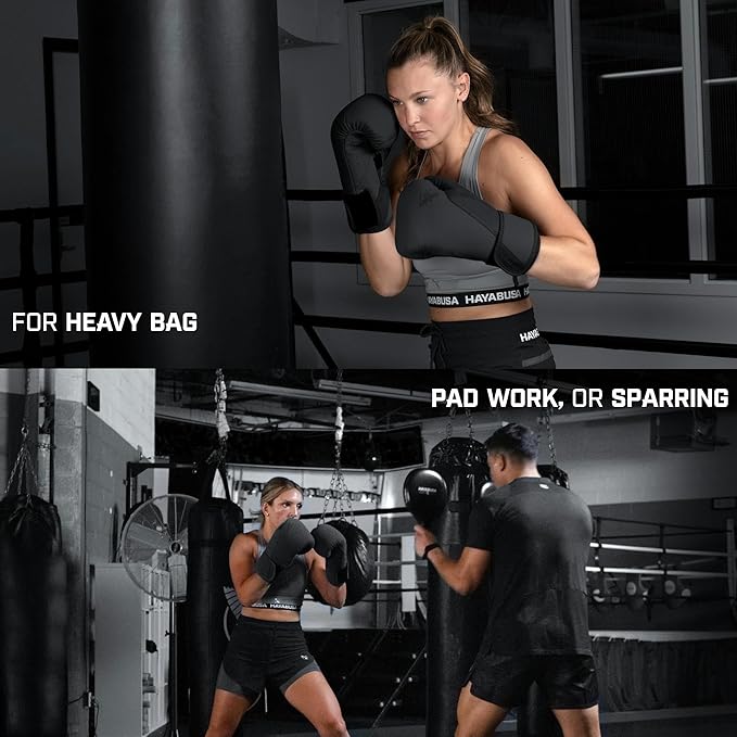 Hayabusa T360 Boxing Gloves – Revolutionary Hand Ergonomics | Empowering Wrist Support | Single or Dual Strap Closure | Training, Sparring, Heavy Bag - 10 oz 12 oz 14 oz 16 oz 18 oz