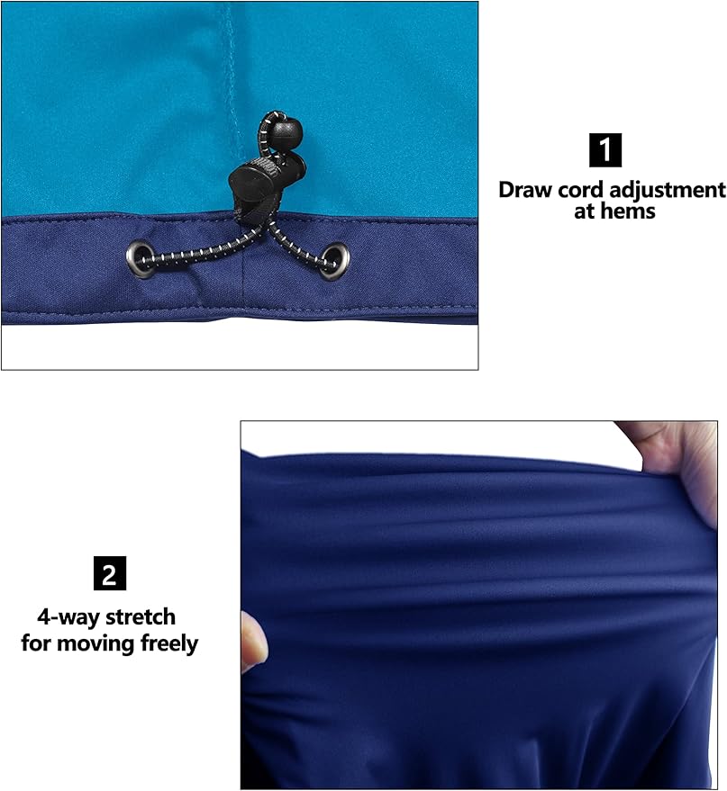 Little Donkey Andy Men's Lightweight Softshell Vest Windproof Sleeveless Jacket for Travel Hiking Running Golf