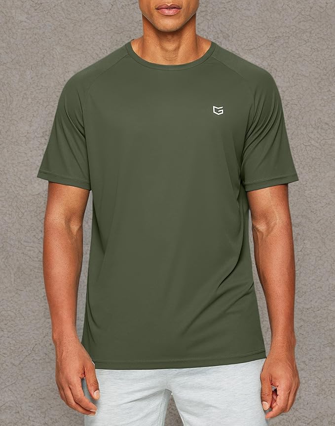 G Gradual Men's Workout Quick Dry T-Shirts Short Sleeve Lightweight Cooling Gym Shirts Tee for Running, Beach, Hiking