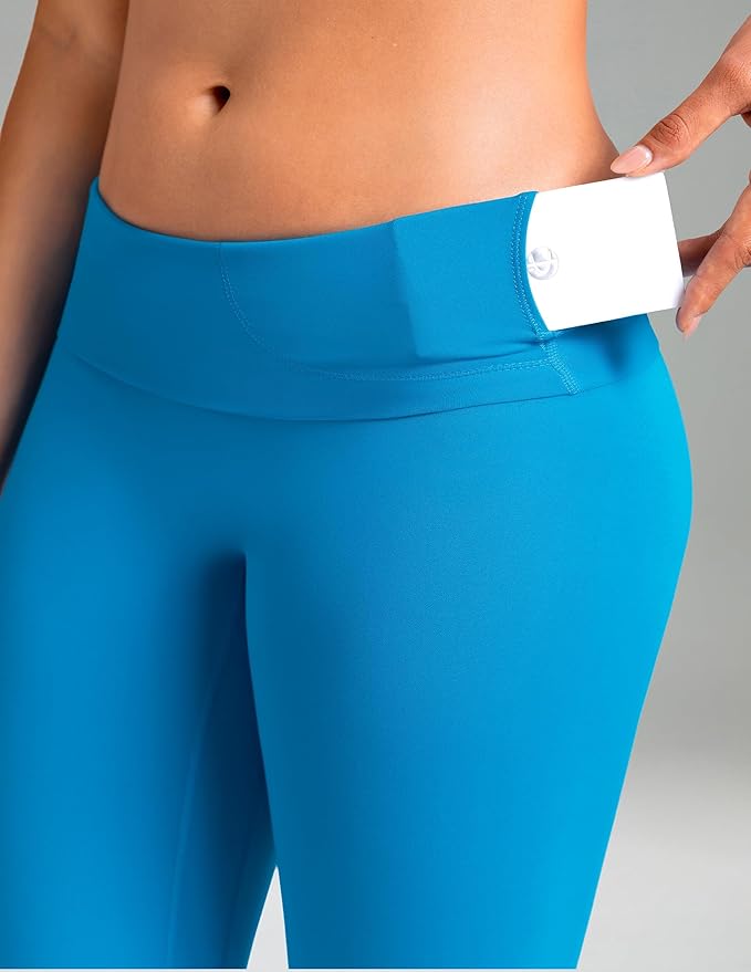 Colorfulkoala Dreamlux No Front Seam Leggings for Women 25"/28" Inseam, Seamless High Waisted Buttery Soft Yoga Pants